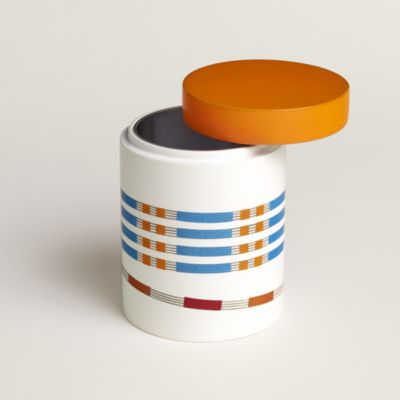 エルメス 小物入れ 丸形 木製 星座 12✖️5 ホーム オブジェ